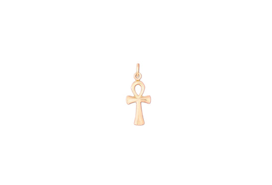 Colgante de Oro 18K - Cruz de la Vida – Fuerza y Esperanza