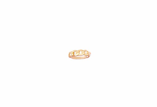 Anillo de Oro 18K Diseño Eslabón